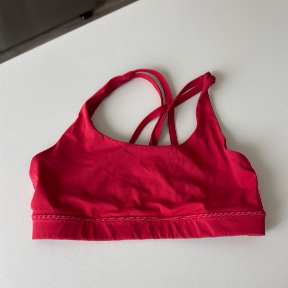 Red Sports bra